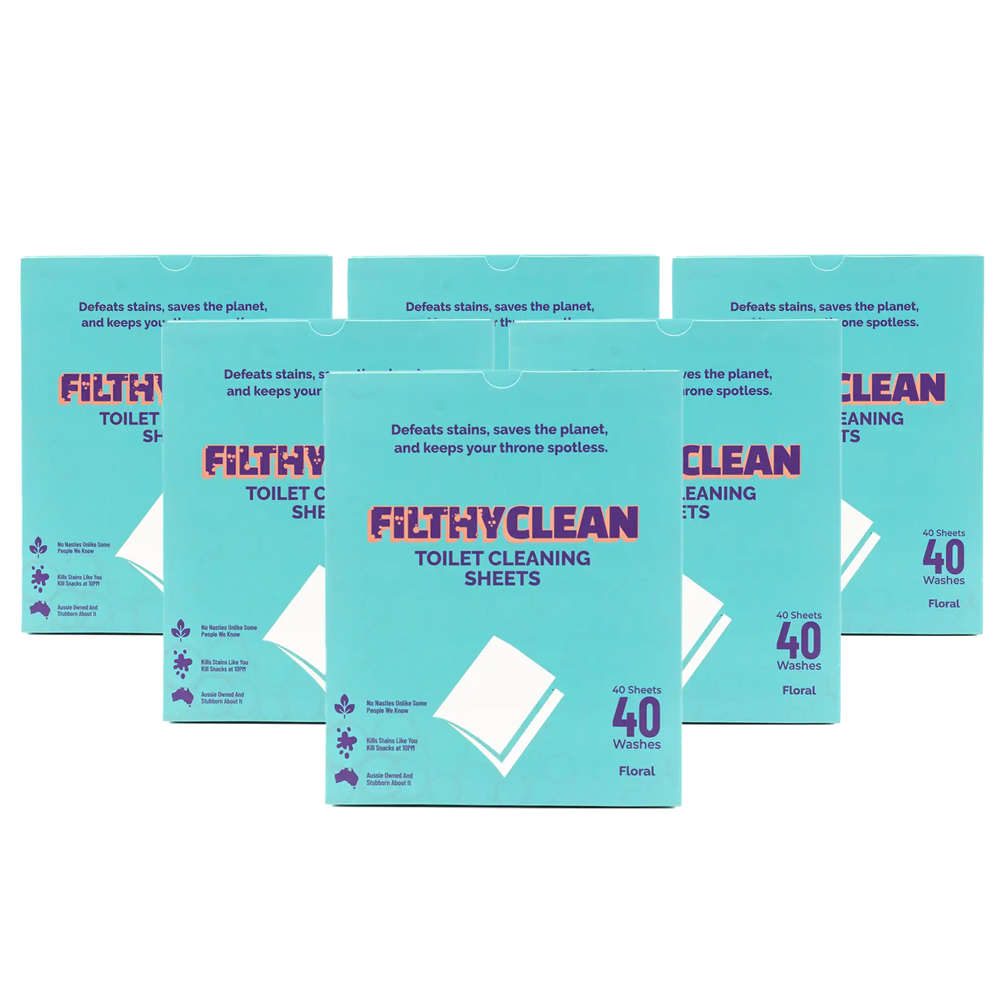 Toilet Cleaning Sheets by Filthy Clean