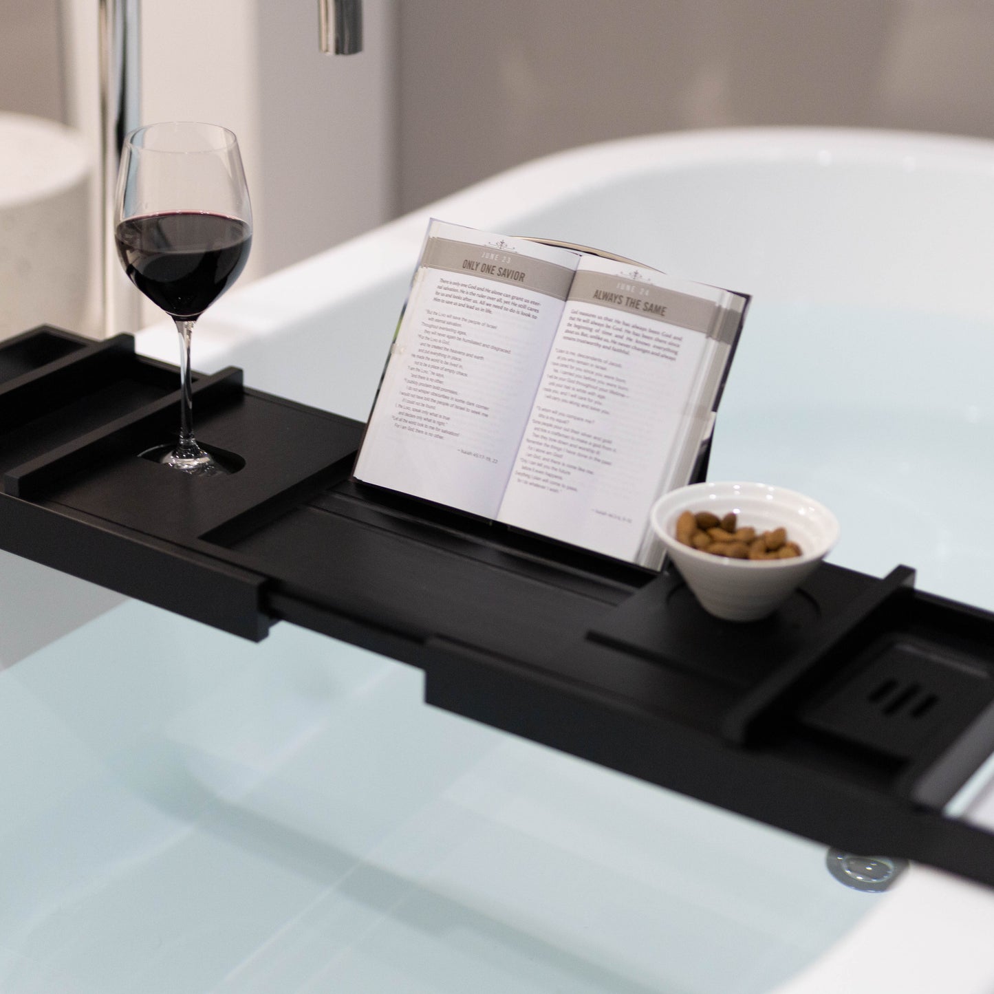 Serenity Bamboo Extendable Bath Caddy