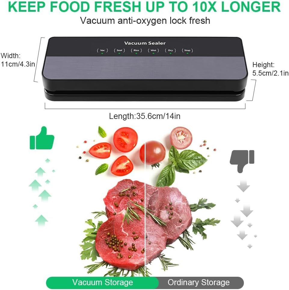 Astraio 6-in-1 Compact Food Vacuum Sealer Machine