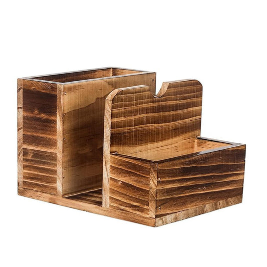 Wooden Countertop Spice & Utensil Organiser