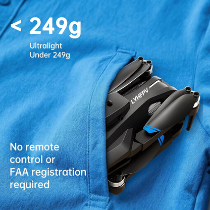 LYHFPV 4K HD Folding Mini Drone