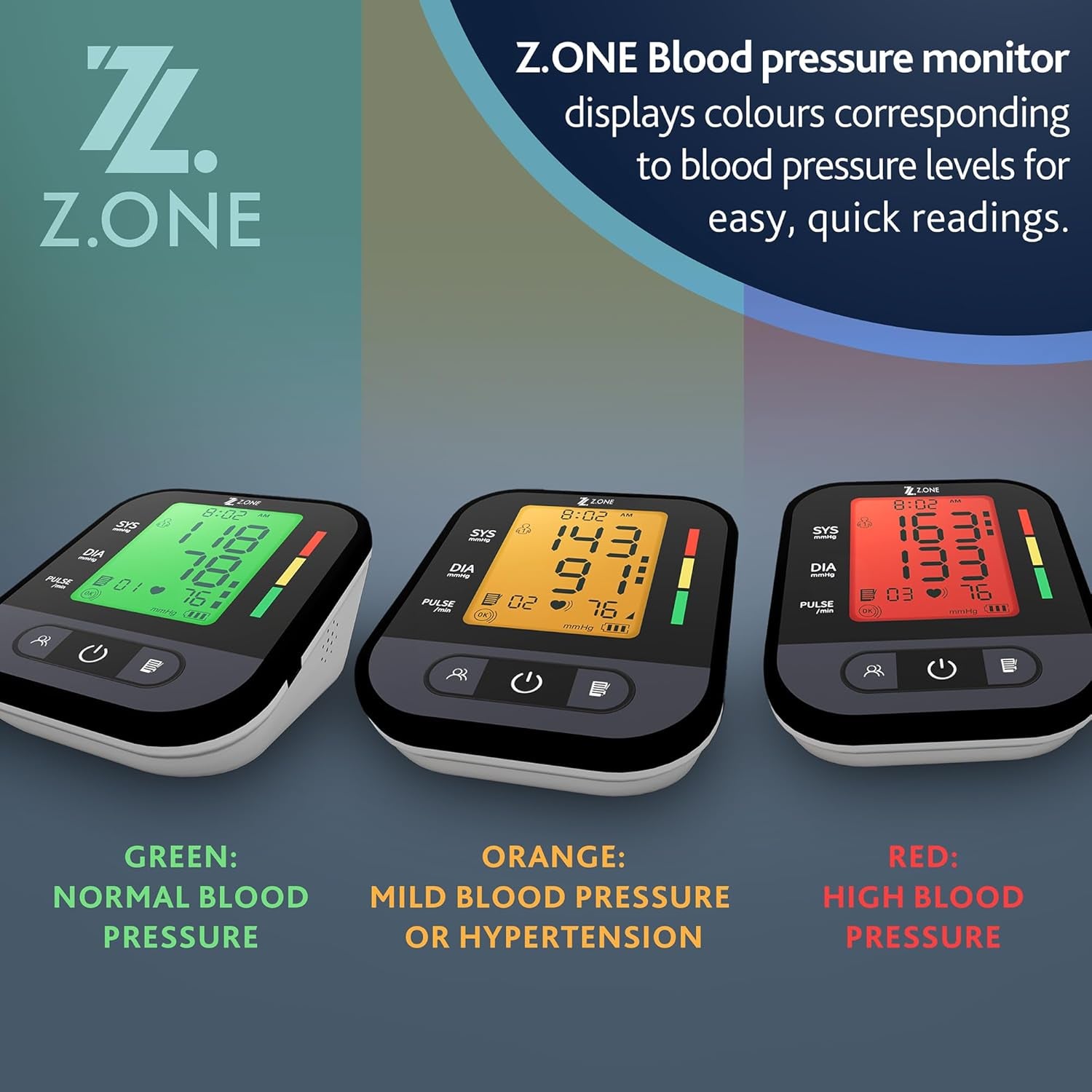 Z.ONE Upper Arm Digital Blood Pressure Monitor