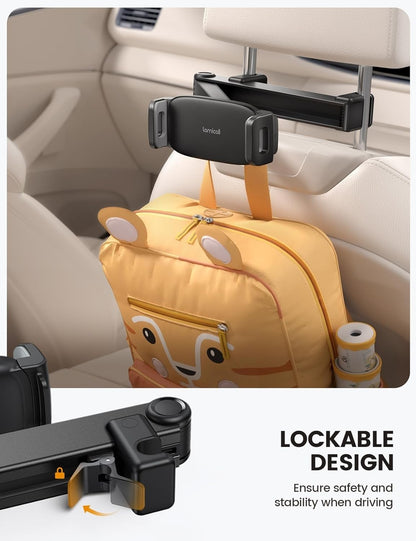 Anti-Vibration Car Headrest Tablet Mount