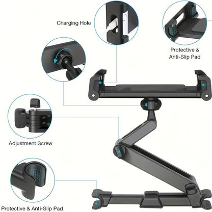 Car Headrest Tablet Holder