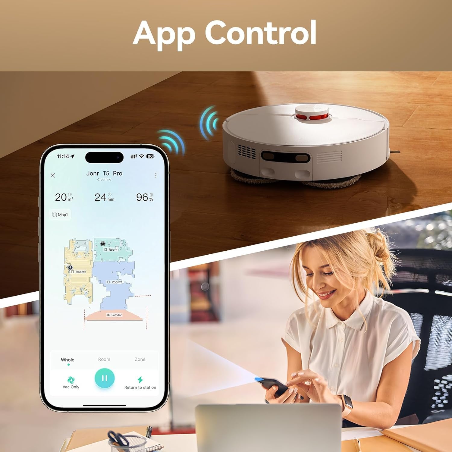 JONR P20 Pro Robot Vacuum & Mop