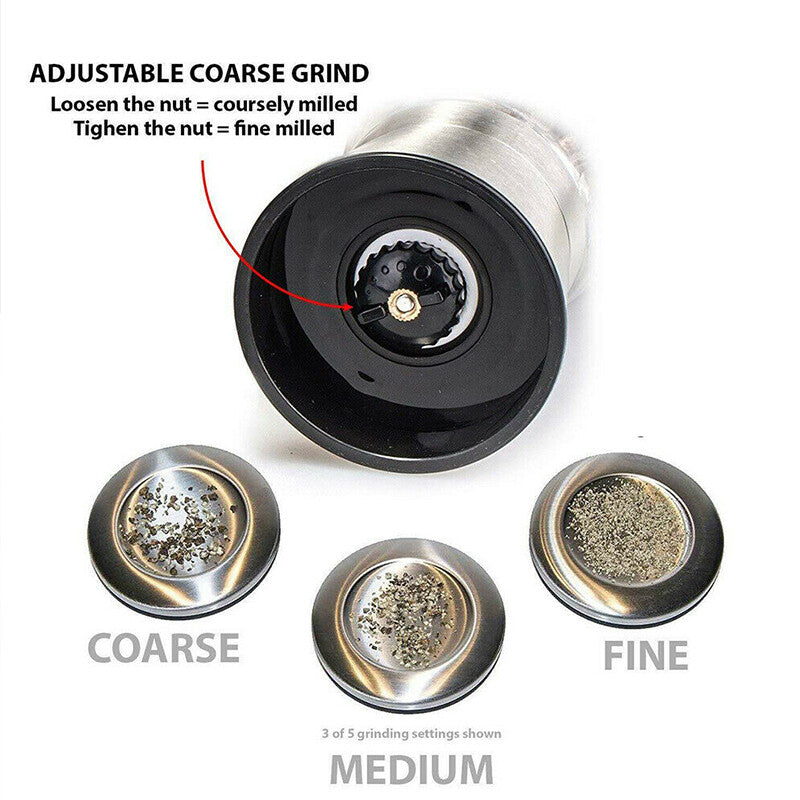 Stainless Steel Salt & Pepper Grinder