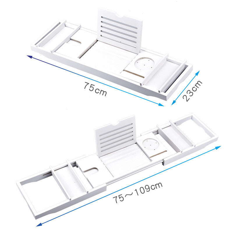 Premium Extendable Bathtub Caddy Tray