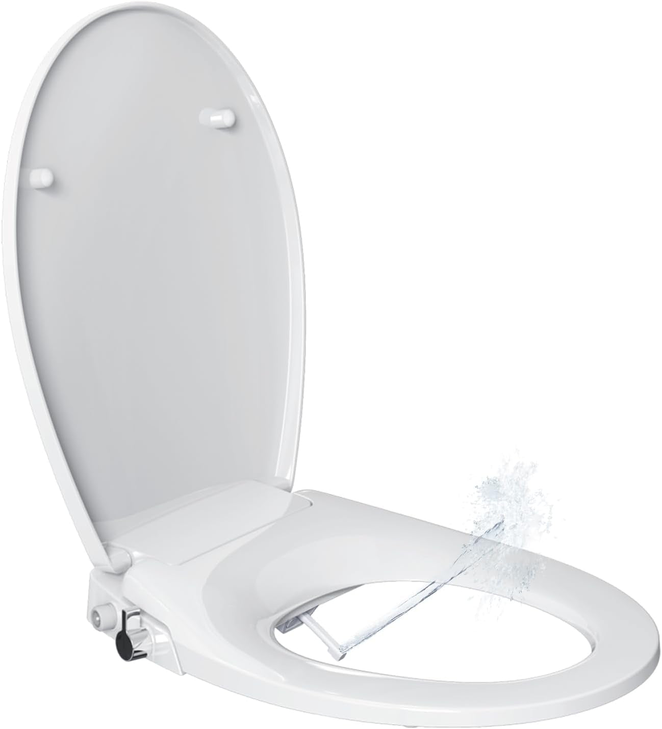 AQUATIZ Ultra-Thin Non-Electric Bidet Toilet Seat