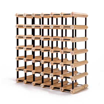 Expandable Timber & Steel Wine Rack
