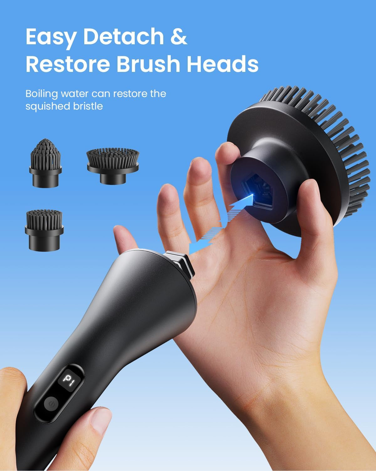 Leebein Cordless Electric Spin Scrubber