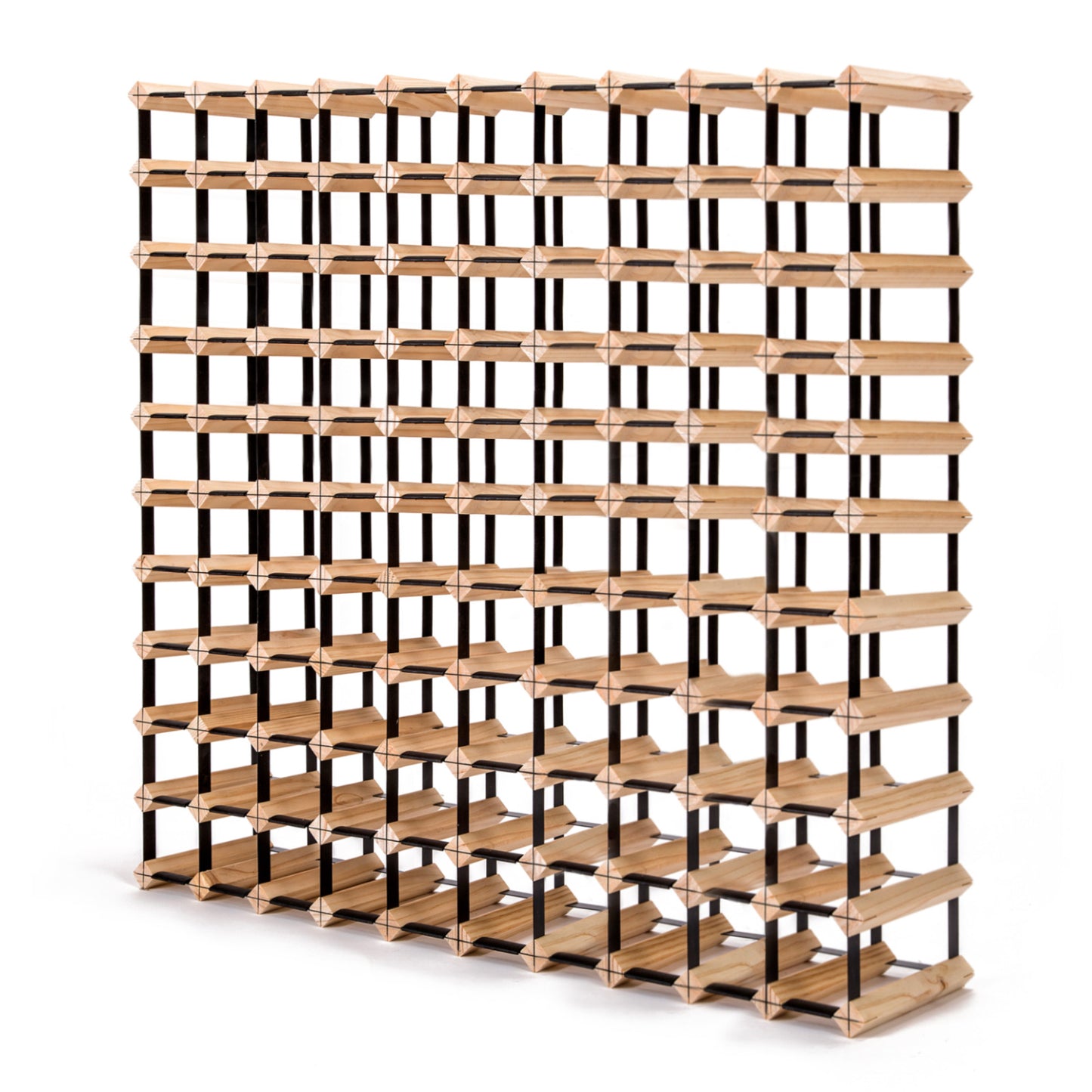 Expandable Timber & Steel Wine Rack