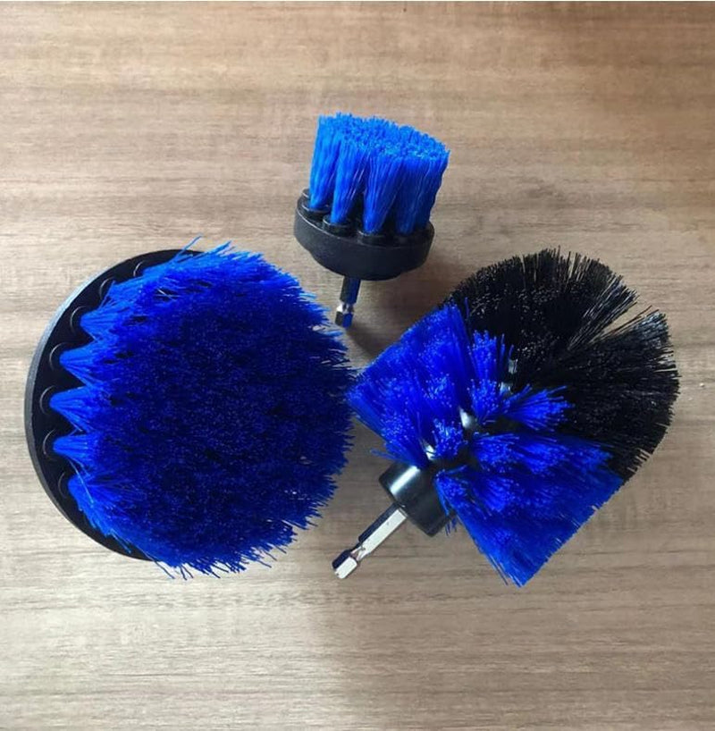 3-Piece Drill Brush Attachment Set