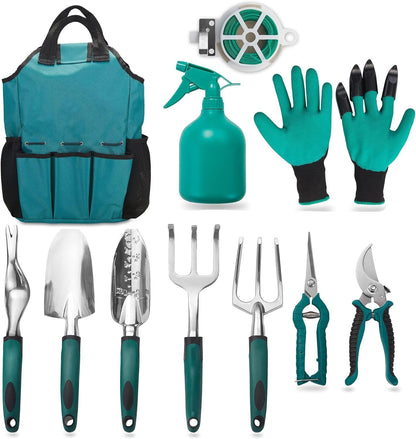 11-Piece Heavy-Duty Garden Tool Set