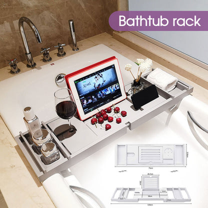 Premium Extendable Bathtub Caddy Tray