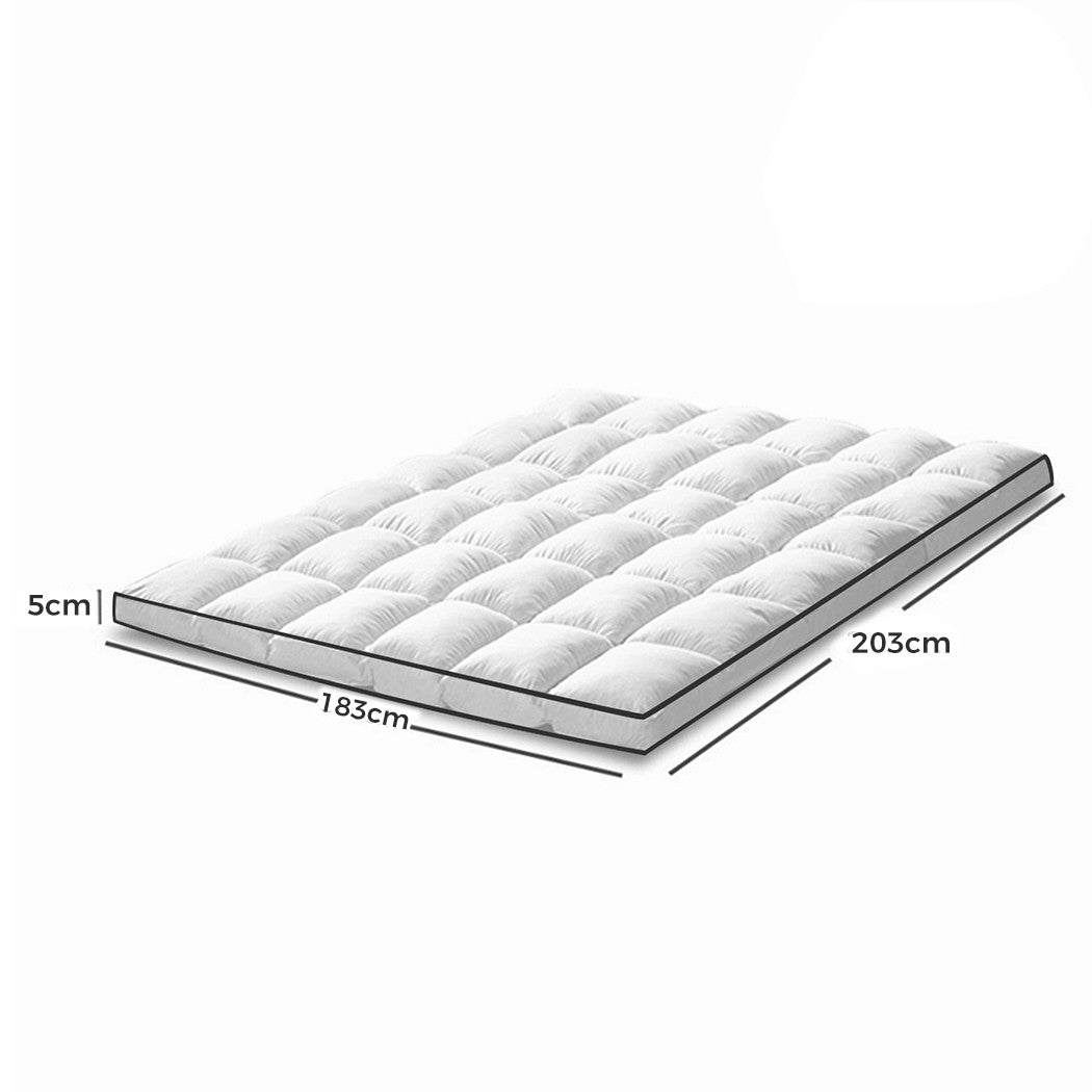Dreamz Microfibre Pillowtop King Mattress Topper (5 cm)