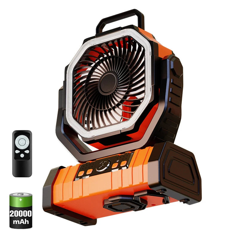 F6 20,000 mAh Rechargeable Outdoor Camping Fan