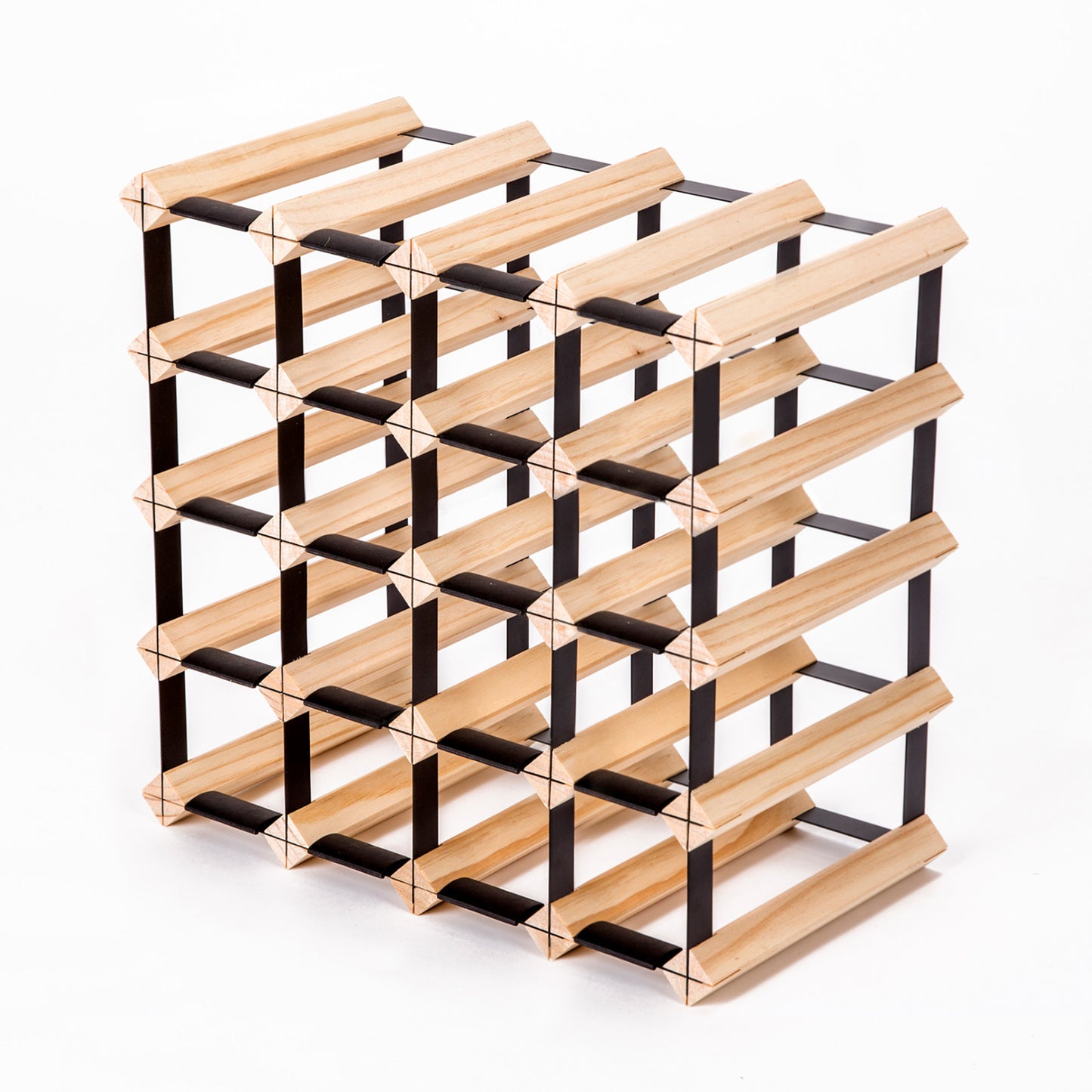 Expandable Timber & Steel Wine Rack