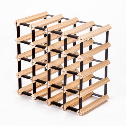 Expandable Timber & Steel Wine Rack