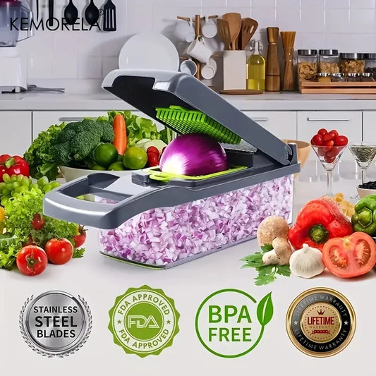 16-in-1 Multifunctional Vegetable Chopper & Slicer Set