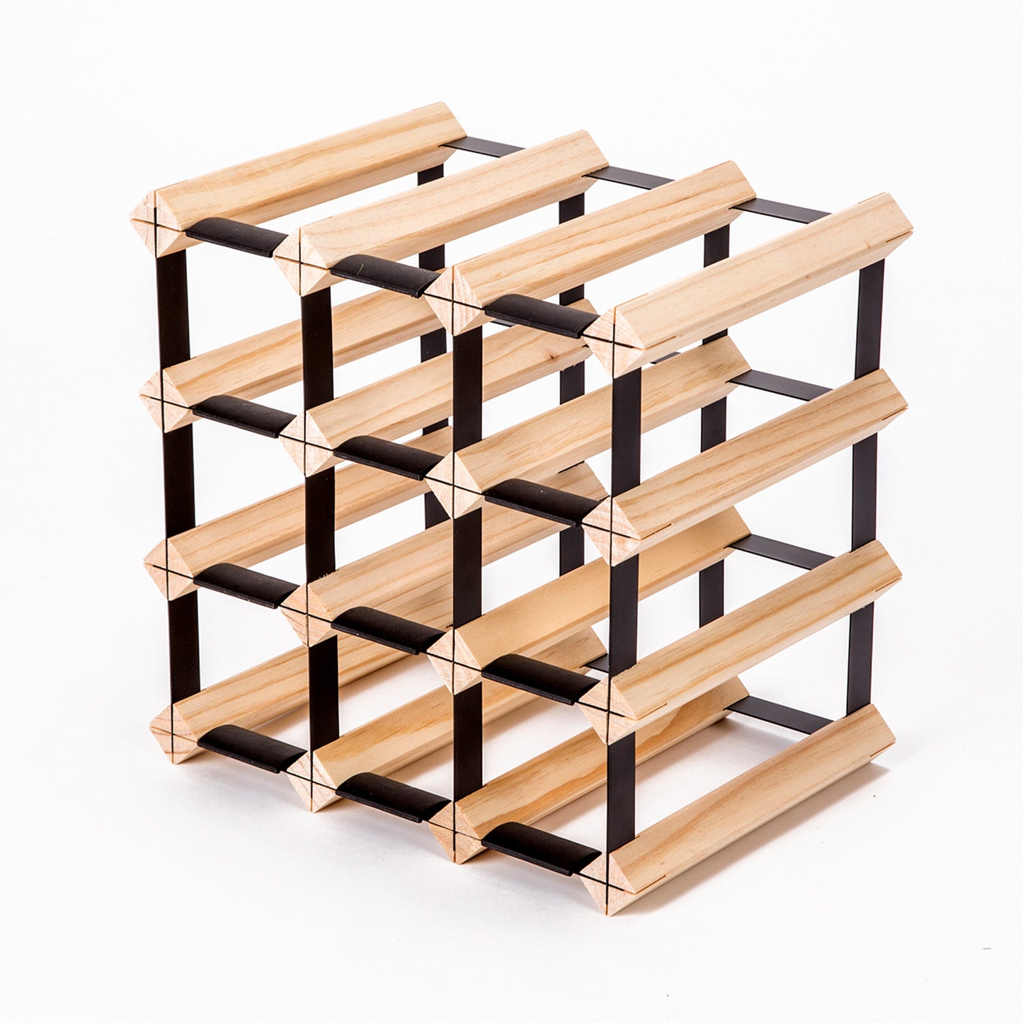 Expandable Timber & Steel Wine Rack
