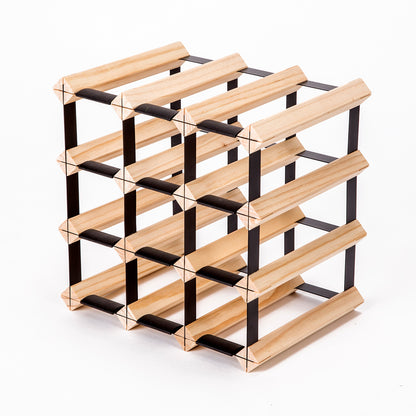 Expandable Timber & Steel Wine Rack