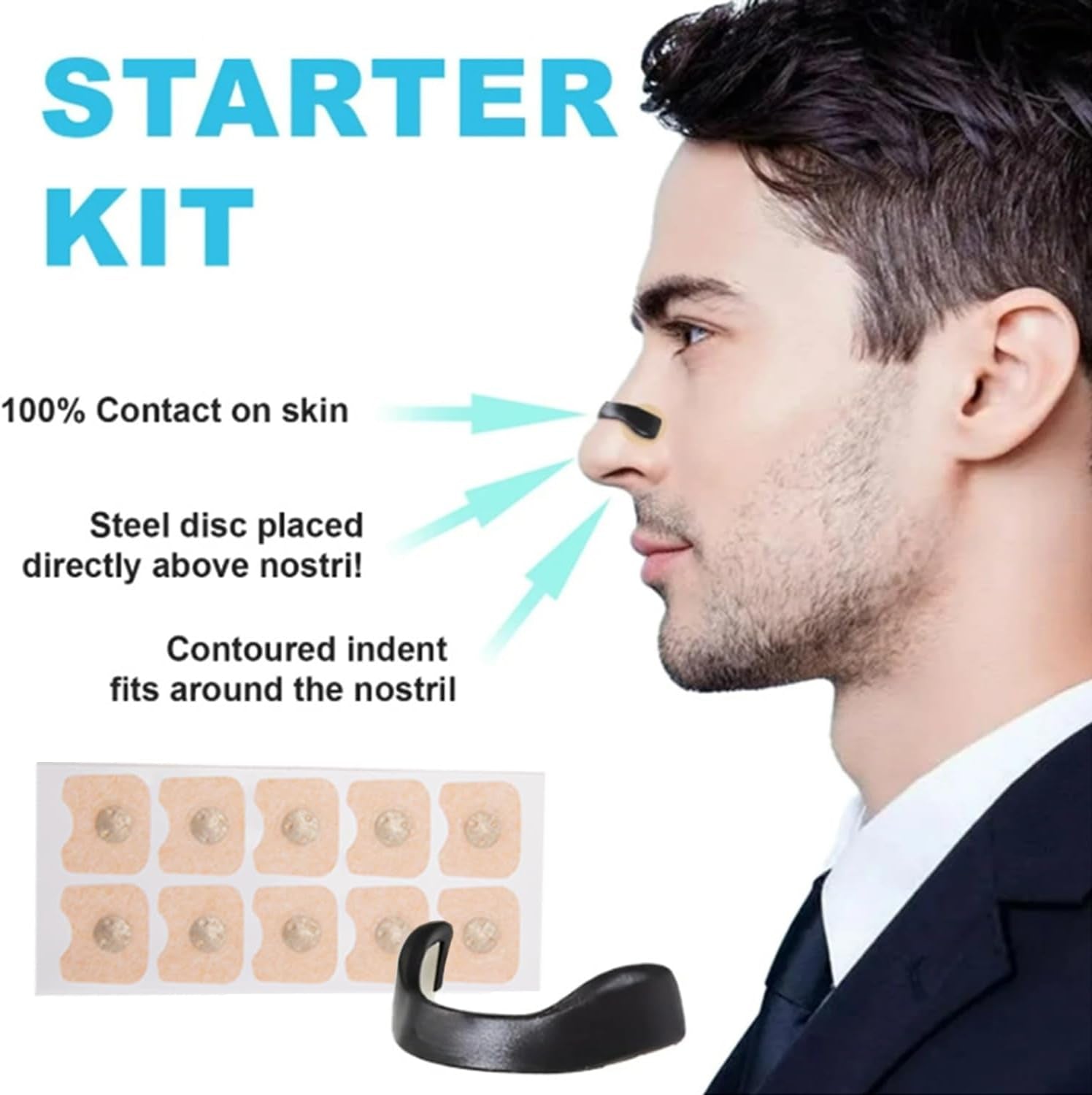 30-Pack Extra-Strength Nasal Breathing Strips