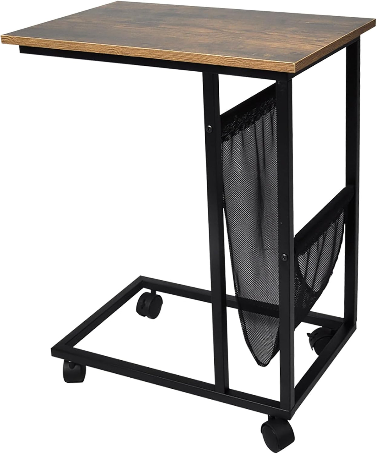 C-Shaped Mobile Side Table
