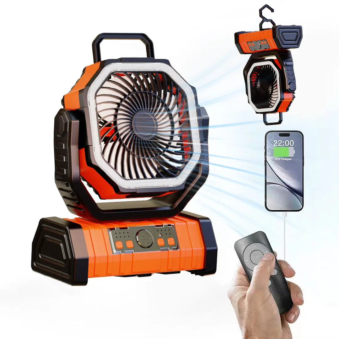 F6 20,000 mAh Rechargeable Outdoor Camping Fan