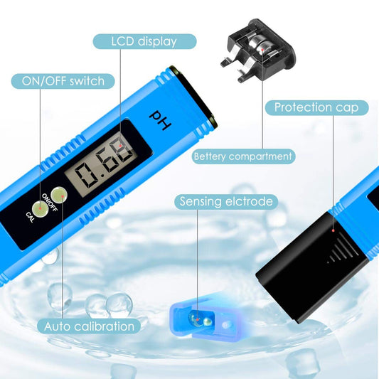 Digital pH and TDS Meter Water Testing Set