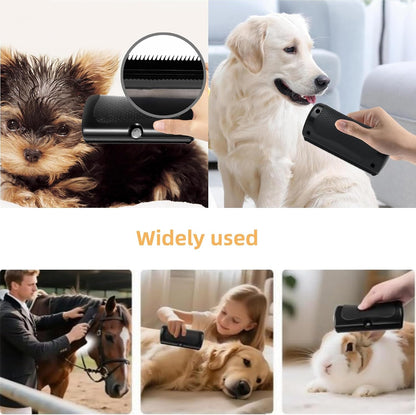 Pet Deshedding & Undercoat Thinning Grooming Brush
