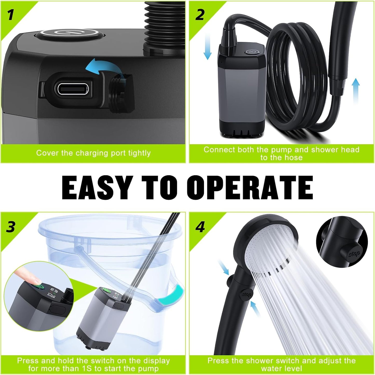 Spopal Portable Camping Shower