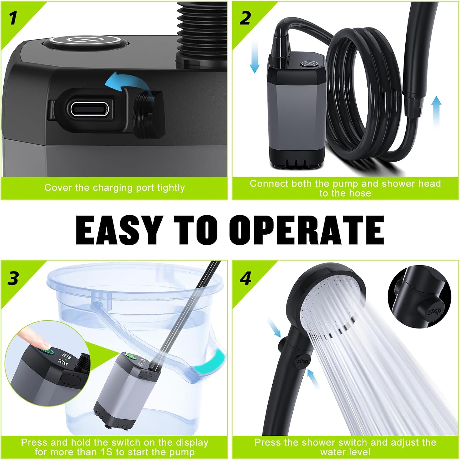Spopal Portable Camping Shower
