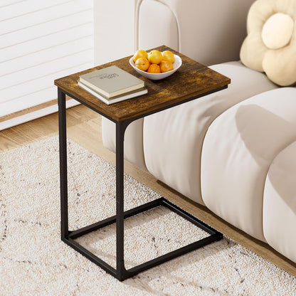 C-Shaped Mobile Side Table