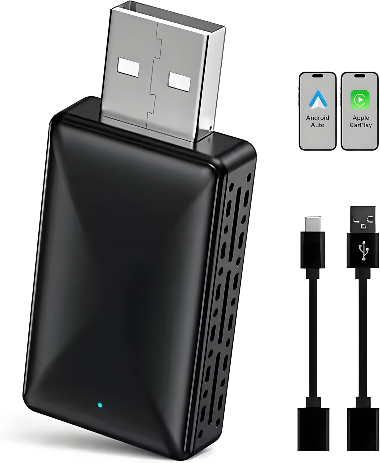 Wireless 2-in-1 CarPlay & Android Auto Adapter