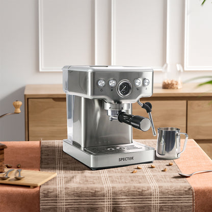 Spector 20 Bar Coffee Machine Espresso Maker with Milk Frother