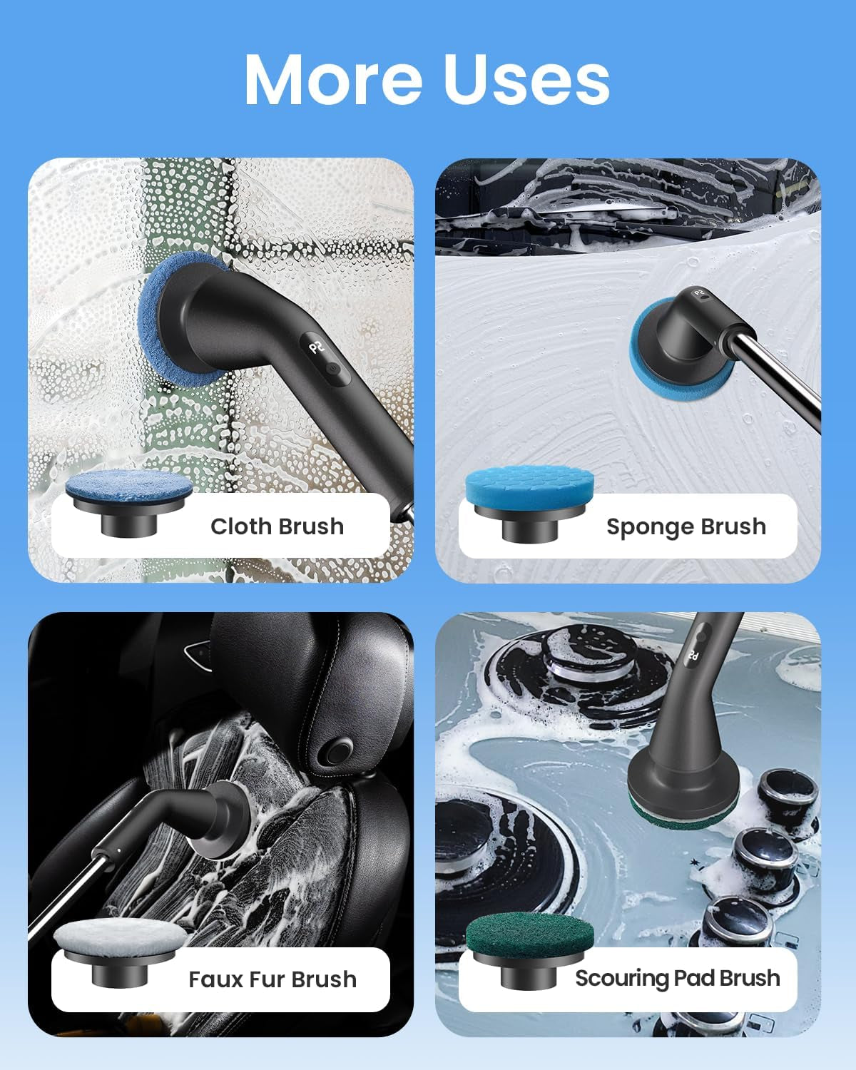 Leebein Cordless Electric Spin Scrubber