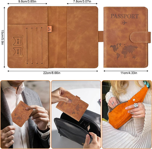 Cozy Core RFID Passport Holder & Travel Wallet
