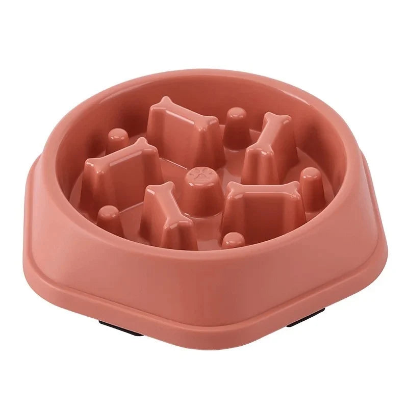 Anti-Gulping Slow Feeder Puzzle Bowl
