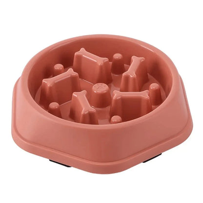 Anti-Gulping Slow Feeder Puzzle Bowl
