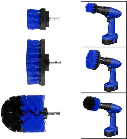 3-Piece Drill Brush Attachment Set