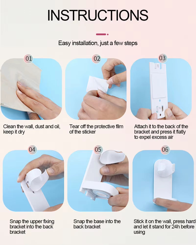 Wall-Mounted Electric Toothbrush Holder