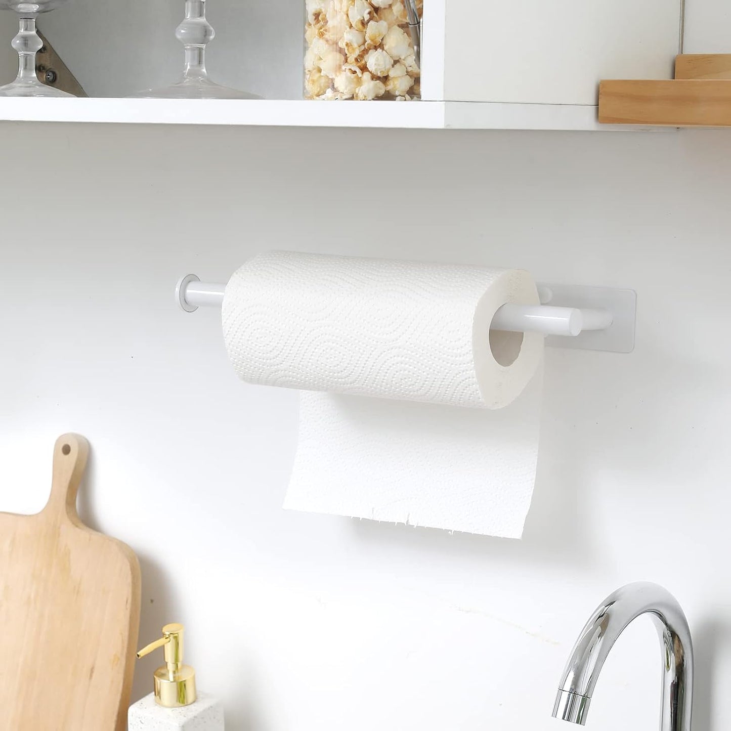 theaoo Stainless Steel Under-Cabinet Paper Towel Holder
