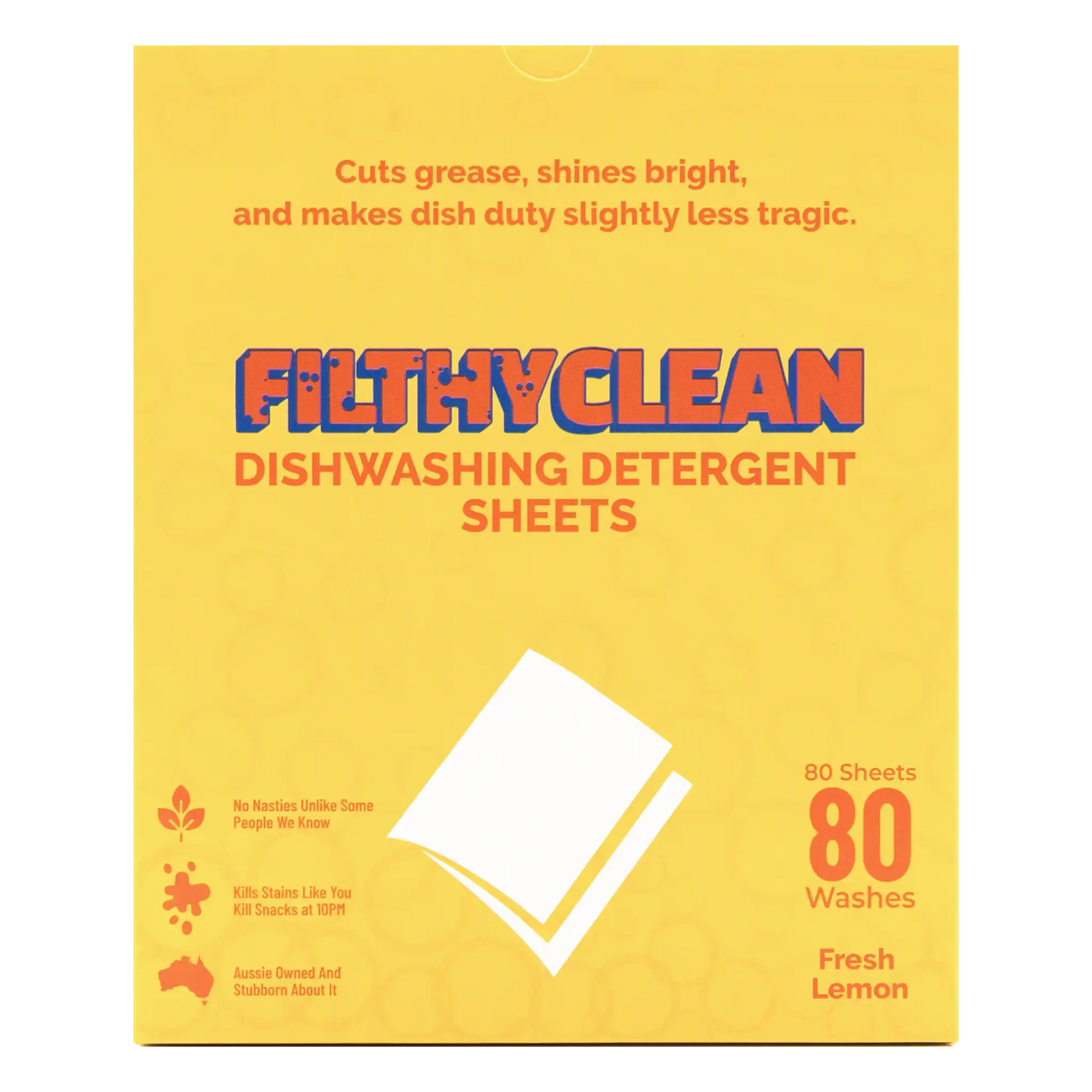 Dishwashing Detergent Sheets by Filthy Clean