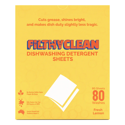 Dishwashing Detergent Sheets by Filthy Clean
