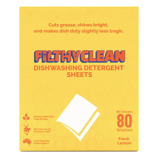Dishwashing Detergent Sheets by Filthy Clean