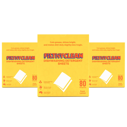 Dishwashing Detergent Sheets by Filthy Clean