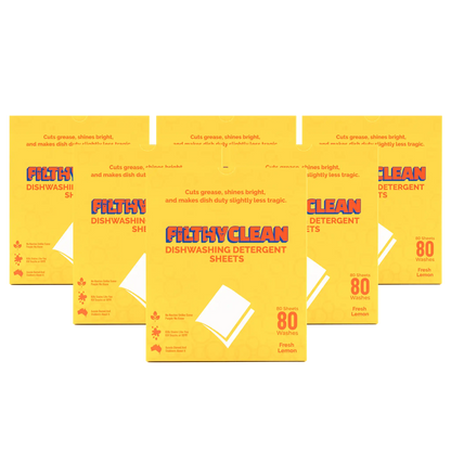 Dishwashing Detergent Sheets by Filthy Clean