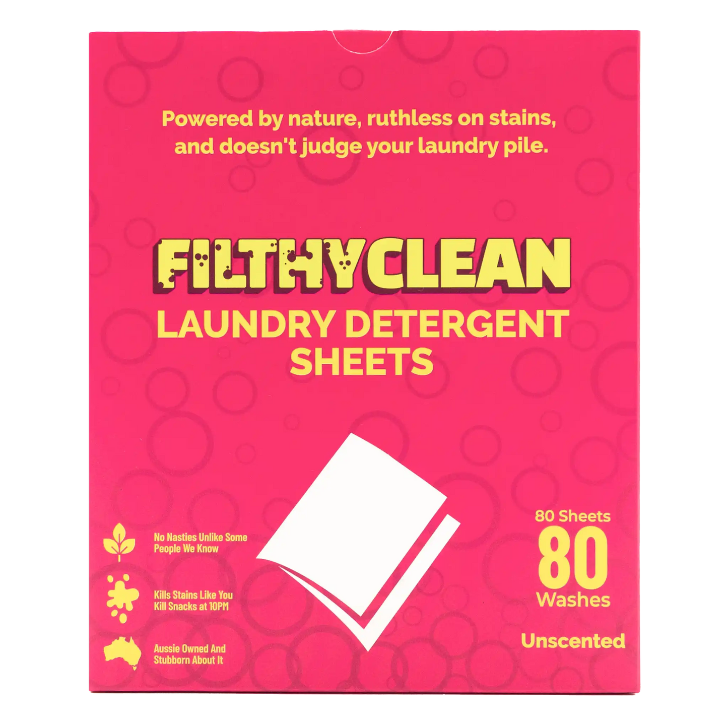 Laundry Detergent Sheets by Filthy Clean