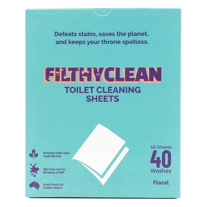 Toilet Cleaning Sheets by Filthy Clean