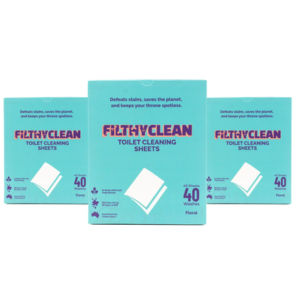 Toilet Cleaning Sheets by Filthy Clean